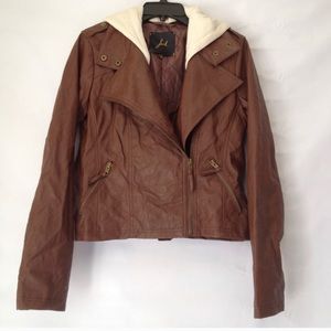 Jack by BB Dakota Black Vegan Leather Jacket